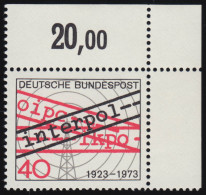 759 Interpol ** Ecke O.r. - Unused Stamps