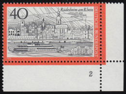 762 Fremdenverkehr Rüdesheim 40 Pf ** FN2 - Unused Stamps