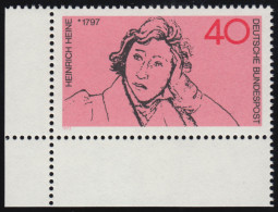 750 Heinrich Heine ** Ecke U.l. - Unused Stamps