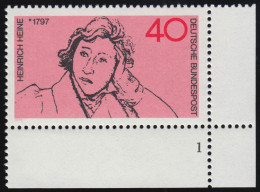 750 Heinrich Heine ** FN1 - Unused Stamps
