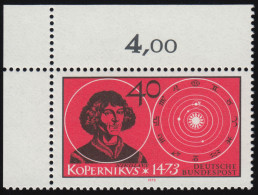 758 Nikolaus Kopernikus ** Ecke O.l. - Ongebruikt