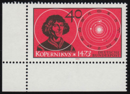 758 Nikolaus Kopernikus ** Ecke U.l. - Unused Stamps
