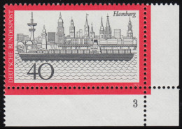 761 Fremdenverkehr Hamburg 40 Pf ** FN3 - Neufs