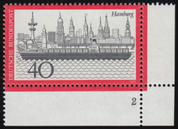 761 Fremdenverkehr Hamburg 40 Pf ** FN2 - Unused Stamps