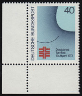 763 Turnfest ** Ecke U.l. - Unused Stamps