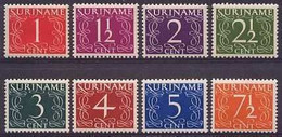 Suriname NVPH Nr 249/256 Postfris/MNH Cijfer 1948-1951 - Suriname ... - 1975