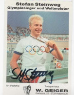 CYCLISME  TOUR DE FRANCE  AUTOGRAPHE  STEFAN STEINWEG CHAMPION OLYMPIQUE 1992 - Ciclismo