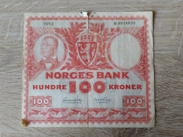 Norway 100 Kroner 1952 - Norway