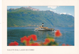 Cartolina Lago Di Como ( Como ) Saluti - Como