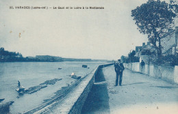 3 CPA  Le Quai Et La Loire à La Meilleraie La Route Du Bourg à La Gravelle  VOIR SCANS ( Facteur Ou Gendarme Attelage .) - Varades