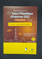 France - 2022 - Feuillet Information - 75eme Salon Philatélique D'Automne - La Poste - Postdokumente