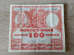 Norway 100 Kroner 1958 - Norvegia