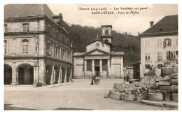 La Guerre De 1914 Dans Les Vosges - Raon-l'Etape - Place De L'Eglise - Raon L'Etape