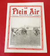 Le Plein Air N°212 Oct 1913 Raid Aérien Paris Le Caire Daucourt Rugby Stade Français Saint Mary's Hospital Londres - 1900 - 1949