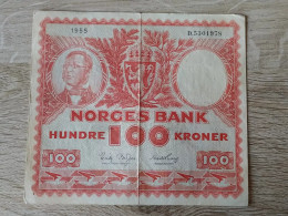 Norway 100 Kroner 1955 - Norvège