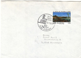 Saint Marin - Lettre De 1981 - Oblit San Marino - Exp Vers Kirchheim - - Covers & Documents