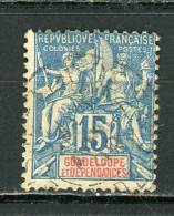 GUADELOUPE - ALLÉGORIE  - N°Yt 32 Obli. - Used Stamps