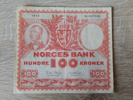 Norway 100 Kroner 1954 - Norway