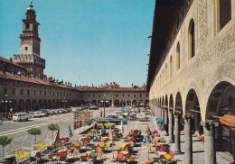 Cartolina Vigevano - Piazza Ducale - La Torre - Vigevano