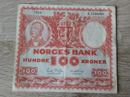 Norway 100 Kroner 1956 - Norvegia