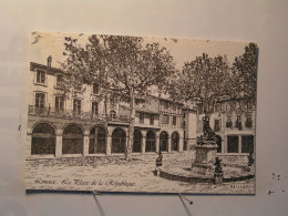 Limoux - La Place De La République - Dessin De Alain Maillard - Limoux