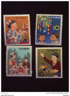 Japan Japon Nippon 1962-1963 Folklore Des Saisons Yv 704-707 MNH ** - Ungebraucht