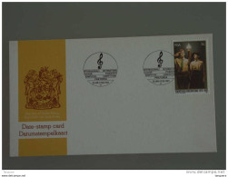 Zuid Afrika South Africa Afrique Du Sud RSA 1982 Competition Pianoforte Datumstempelkaart Date-stamp Card Carte Cachet - Muziek