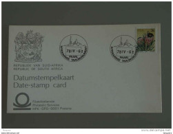 Zuid Afrika South Africa Afrique Du Sud RSA 1978 Paarl  Taalmonument Datumstempelkaart Date-stamp Card Carte Cachet - Monumenten