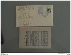 Zuid Afrika South Africa Afrique Du Sud RSA FDC 1975 Monument Afrikaanse Taal, Langue Afrikaane Yv .390-391 - Monuments