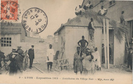 69 // LYON   Exposition 1914 / Installation Du Village Noir  B.F. 9 - Autres & Non Classés