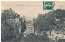 07 // ANNONAY  Les Gorges De Saint Denis Et Le Vieux Chateau - Annonay