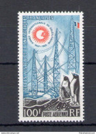 1963 TAAF - Posta Aerea - 100 Franchi Blu Nero E Rosso - Yvert N. 7 - MNH** - Autres & Non Classés