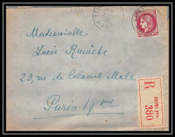 1983 Lettre (cover) Recommandé N°376 CERES Reims Marne Seul  - 1921-1960: Modern Period