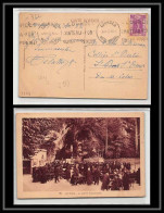 1862 Carte Postale (postcard) N°322 Exposition Internationale De Paris 1937 Lourdes Pour St Omer Pas De Calais  - 1921-1960: Modern Period