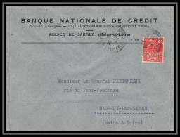 1733 Lettre (cover) N°272 Exposition Coloniale Saumur 13/02/1931 Seul Pour Bagneux Lès Saumur  - 1921-1960: Moderne