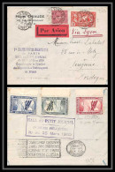 1677 Lettre (cover) 1ère Bourse Philatelique Hall Du Petit Journal Vignettes Aviation Poste Aérienne Paris 25/03/1930 Po - 1927-1959 Brieven & Documenten