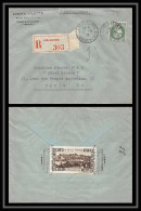 1979 Lettre (cover) Recommandé + Vignette N°375 CERES ChargéMENT 09/05/1939 Pour Carcassonne Aude  - 1921-1960: Moderne