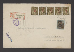 HUNGARY INFLATION 1946. Nice Cover Local Registered Cover Budapest - Covers & Documents