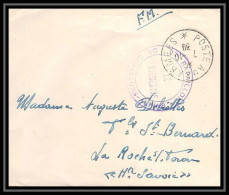 4973/ France Lettre (cover) FM Franchise Militaire Chasseurs Alpins 27ème Bataillon 1939 Pour La Roche-sur-Foron 1939  - Military Postmarks From 1900 (out Of Wars Periods)