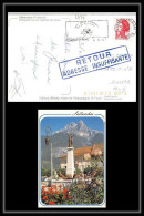 4978/ France Carte Postale (postcard) Liberté Retour Adresse Insuffisante 1987 Piovera Italie (italy) - 1961-....