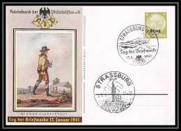 4923/ Allemagne (germany) Entier Postal Stationery Carte Postale Elsass Hildelburg 1941 Strasbourg  - 1921-1960: Modern Tijdperk