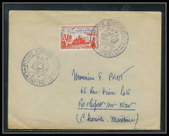 4860b/ France Lettre (cover) N°983 Libération Foire Exposition La Rochelle 1954 Rochefort Sur Mer Commémoratif  - Bolli Commemorativi