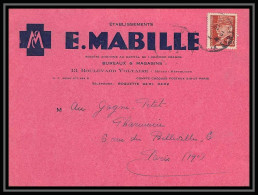 4780/ France Lettre (cover) N°515 Pétain E Mabille Paris 1943  - 1921-1960: Modern Tijdperk
