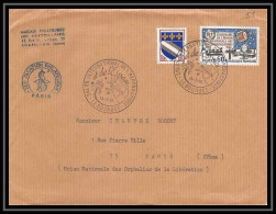 4881/ France Lettre (cover) N°1451 L Bourget Salon De L'aéronautique 1965  - Commemorative Postmarks