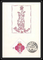 4736/ Brésil (brazil) Carte Maximum (card) 1967 Rosa De Ouro Fleurs (plants - Flowers) - Cartoline Maximum