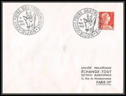 4677/ France Lettre (cover) Muller 6f Foire Gastronomique De Dijon 1955 Chevreuil - Gedenkstempel