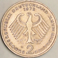 Germany Federal Republic - 2 Mark 1972 G, Konrad Adenauer, KM# 124 (#4822) - 2 Mark