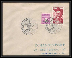 4659/ France Lettre (cover) Arc De Triomphe Journée De Rabelais 1950 Commémoratif  - Gedenkstempel