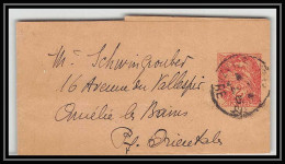4618/ France Bande Journal Entier Postal Stationery 2c Blanc Couleur Orange Pour Amélie-les-Bains 1917 - Bandes Pour Journaux