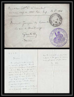 4580 France Lettre Lac Guerre 1914/1918 266 Régiment D'infanterie Médecin Chef 4/3/1916 Secteur 181 LAC - WW I